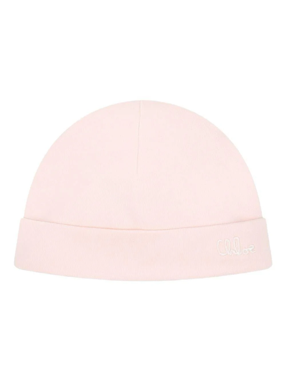 Set per neonata Chloé Kids rosa con logo ricamato - Image 2