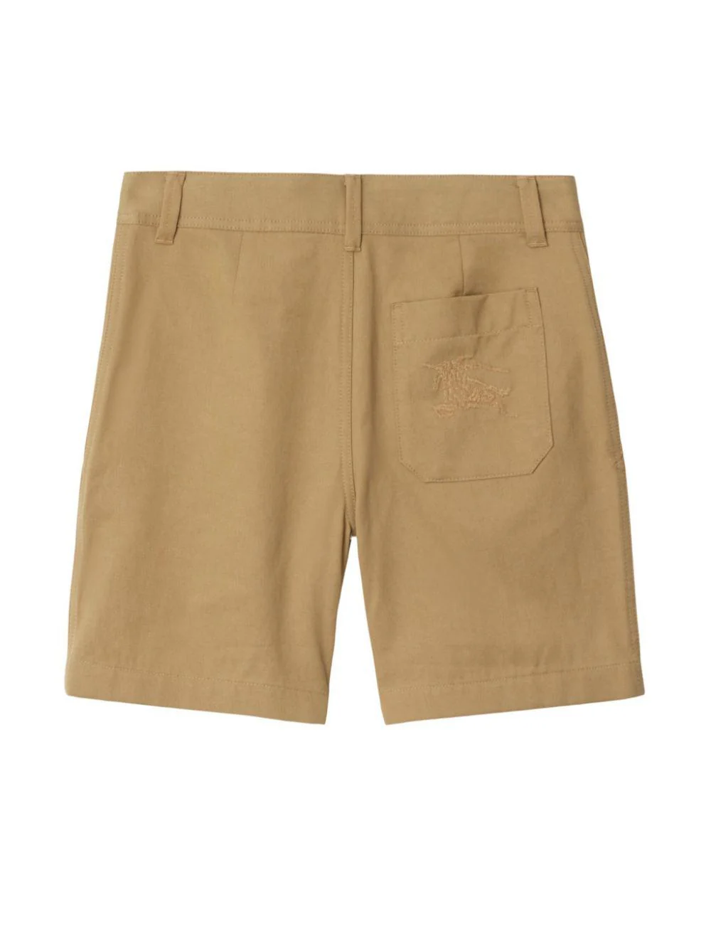 Shorts con spacchi frontali per bambino Burberry Kids beige con due tasche laterali a filetto - Image 2