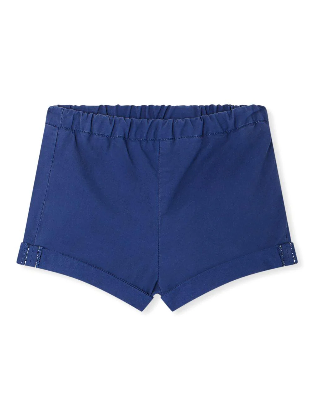 Shorts Ecady per neonata Bonpoint blu con tasca posteriore sagomata