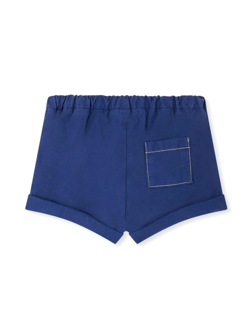 Shorts Ecady per neonata Bonpoint blu con tasca posteriore sagomata - Image 2