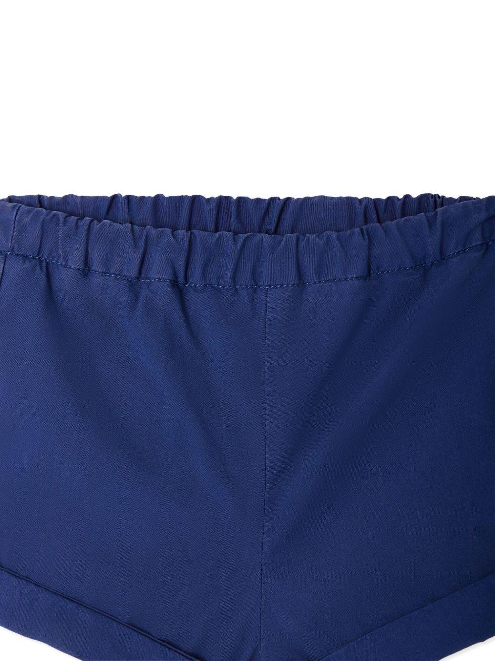 Shorts Ecady per neonata Bonpoint blu con tasca posteriore sagomata - Image 3