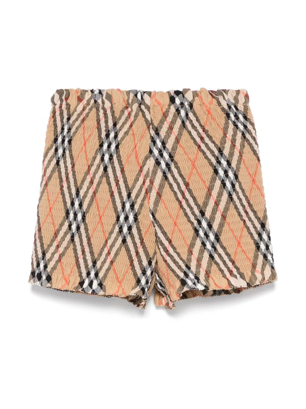 Shorts per bambina Burberry Kids Remy beige con motivo Vintage Check - Image 2