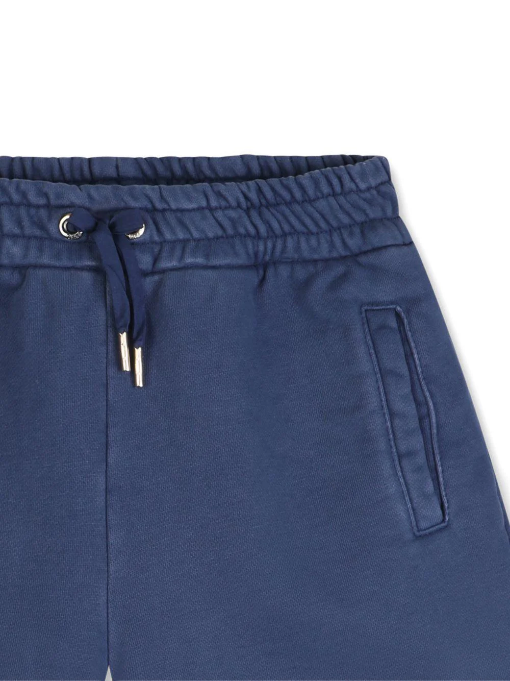 Shorts per bambina Chloé Kids blu con coulisse - Image 3