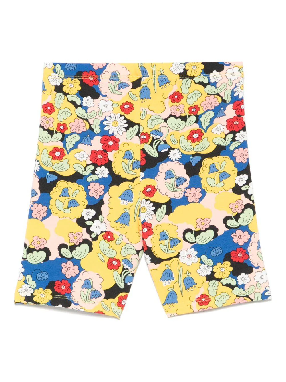 Shorts per bambina Mini Rodini multicolor con stampa floreale e elastico in vita - Image 2