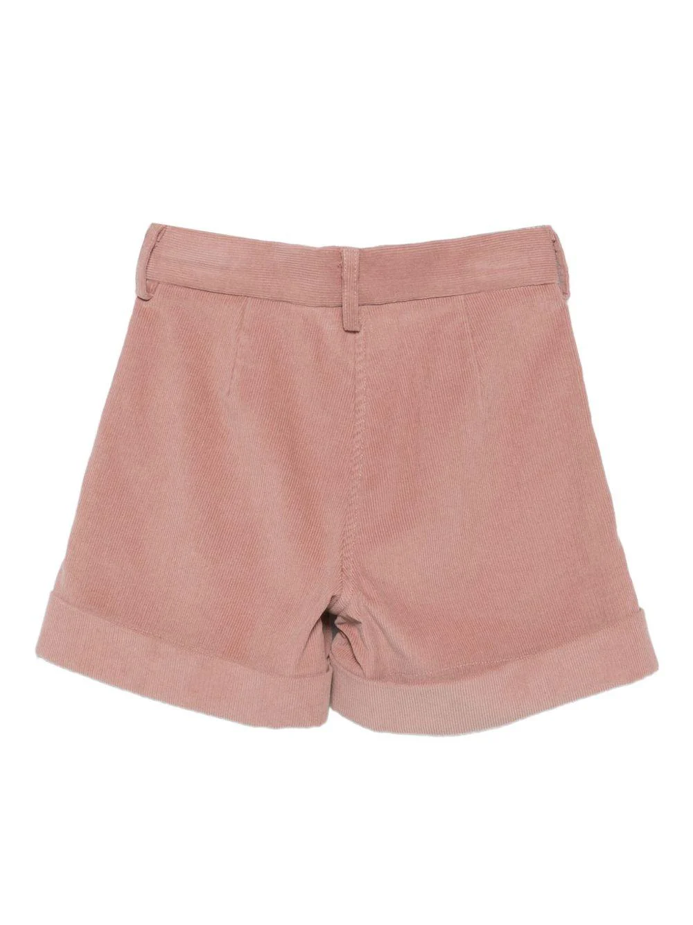 Shorts per bambina Philosophy di Lorenzo Serafini Kids rosa con chiusura frontale - Image 3