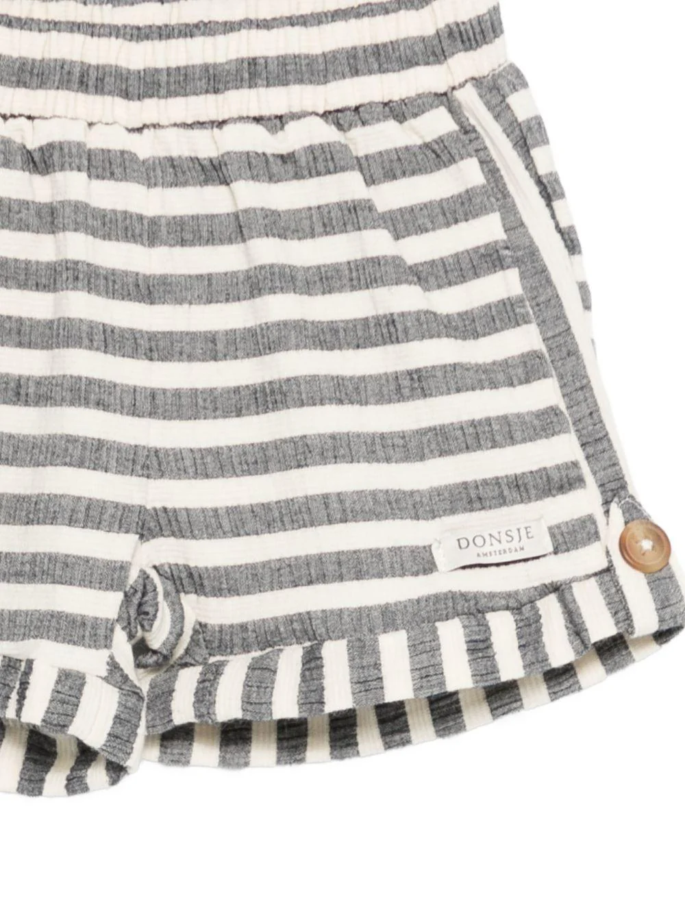 Shorts per neonata Donsje multicolor con design a righe - Image 3