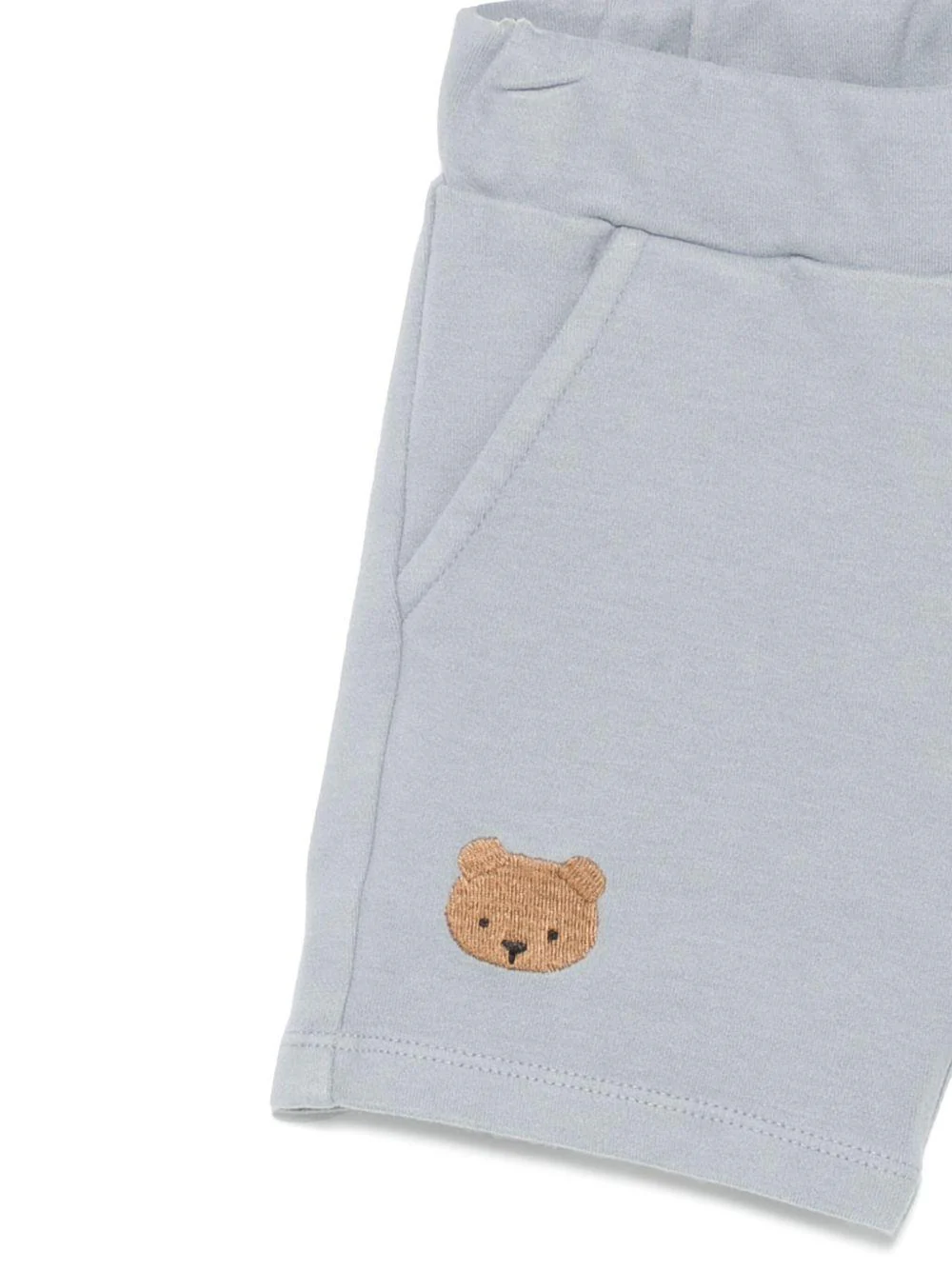 Shorts per neonato Donsje Ithri azzurro con motivo con ricamo - Image 2
