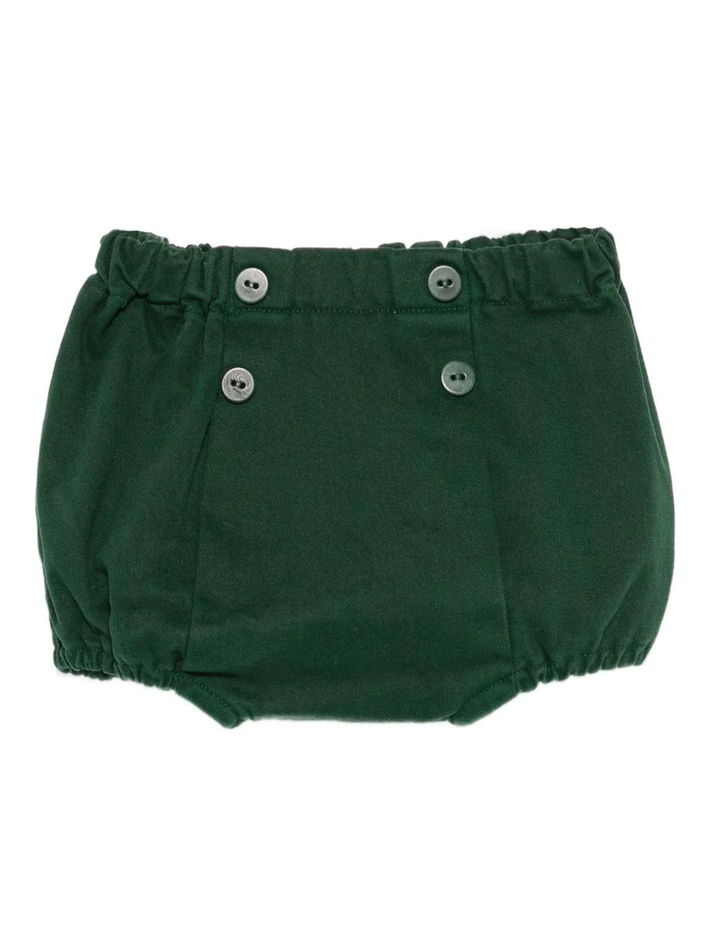 Shorts per neonato Mariella Ferrari verde con dettagli arricciati