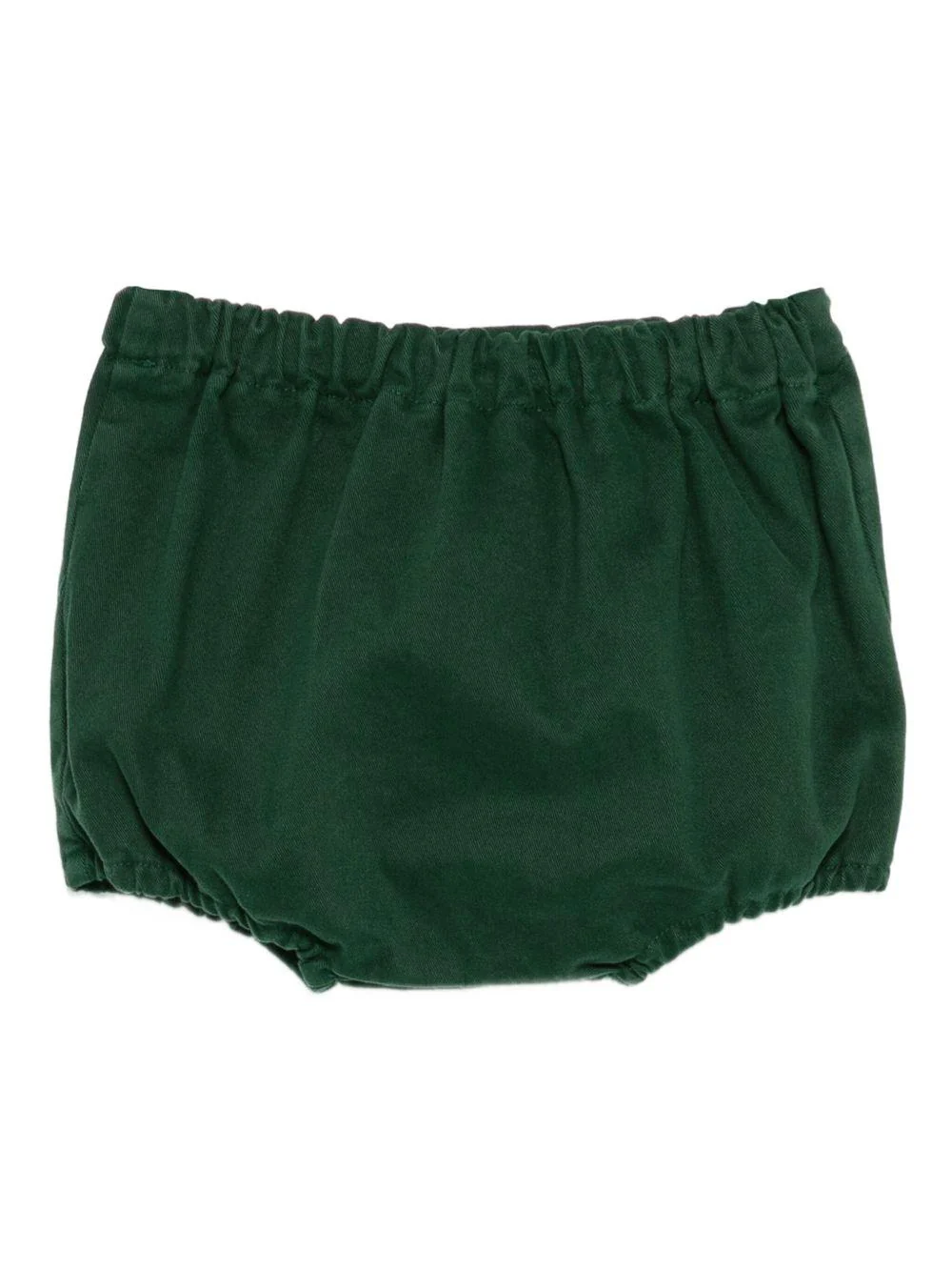 Shorts per neonato Mariella Ferrari verde con dettagli arricciati - Image 3