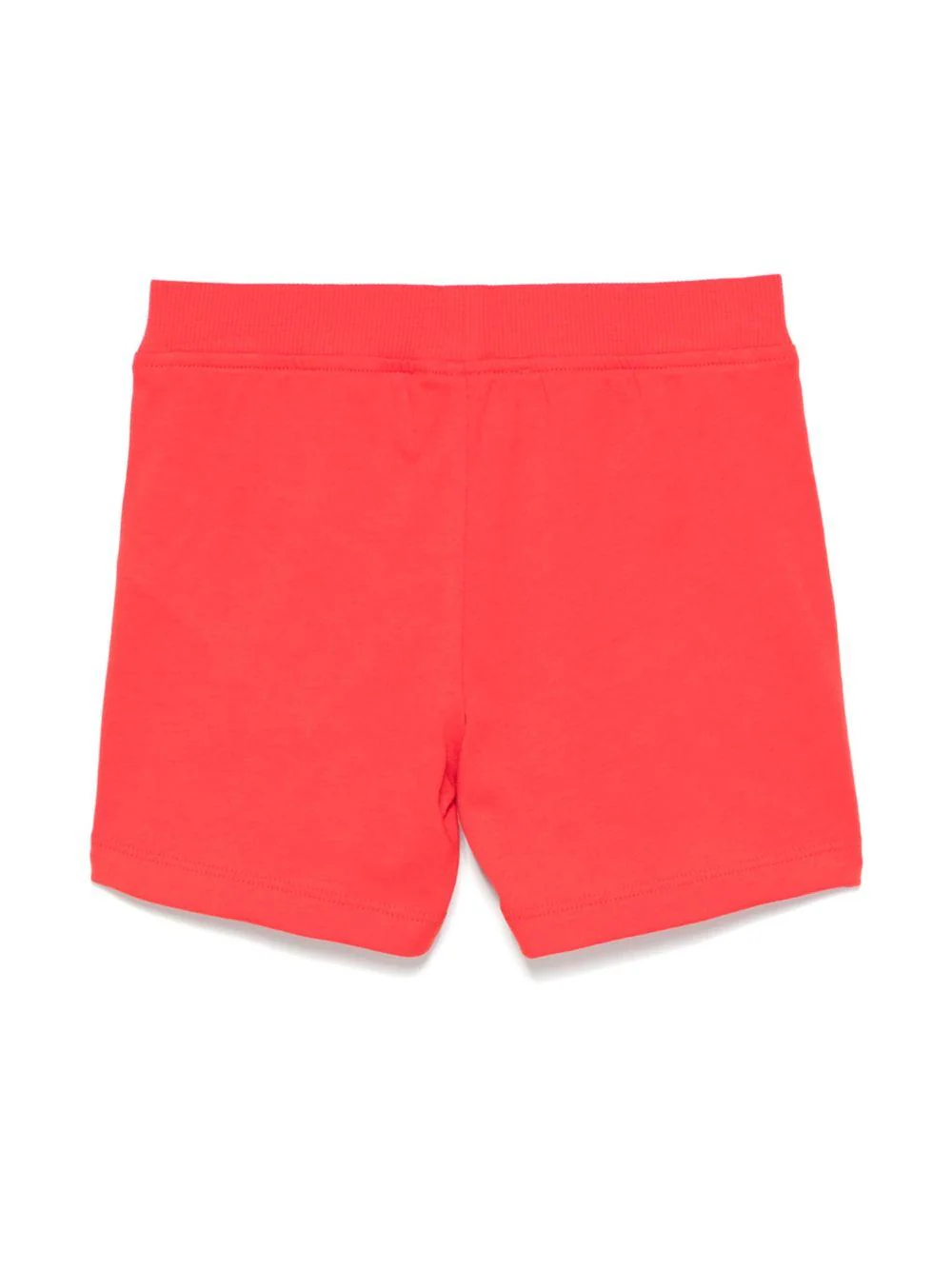 Shorts per neonato Moschino Kids rosso con stampa logo con vita elasticizzata - Image 3