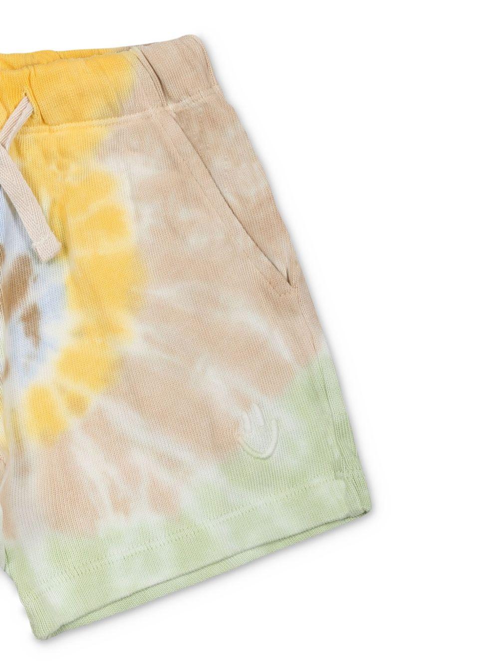 Shorts Simms per neonato Molo multicolor con stampa tie dye - Image 2