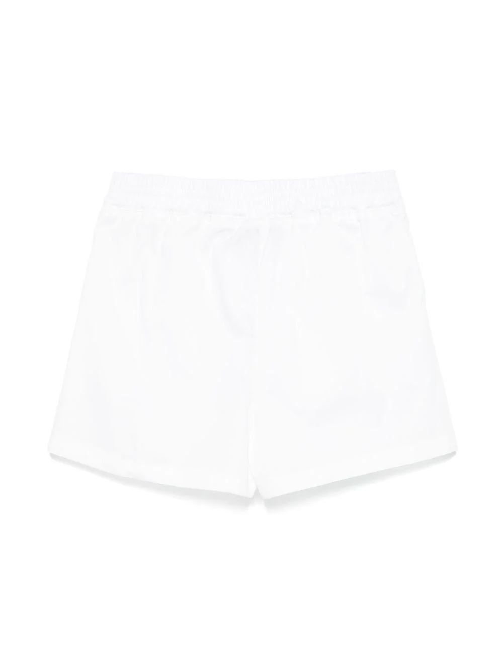Shorts sportivi con logo per bambina MSGM Kids bianco con vita elasticizzata - Image 2