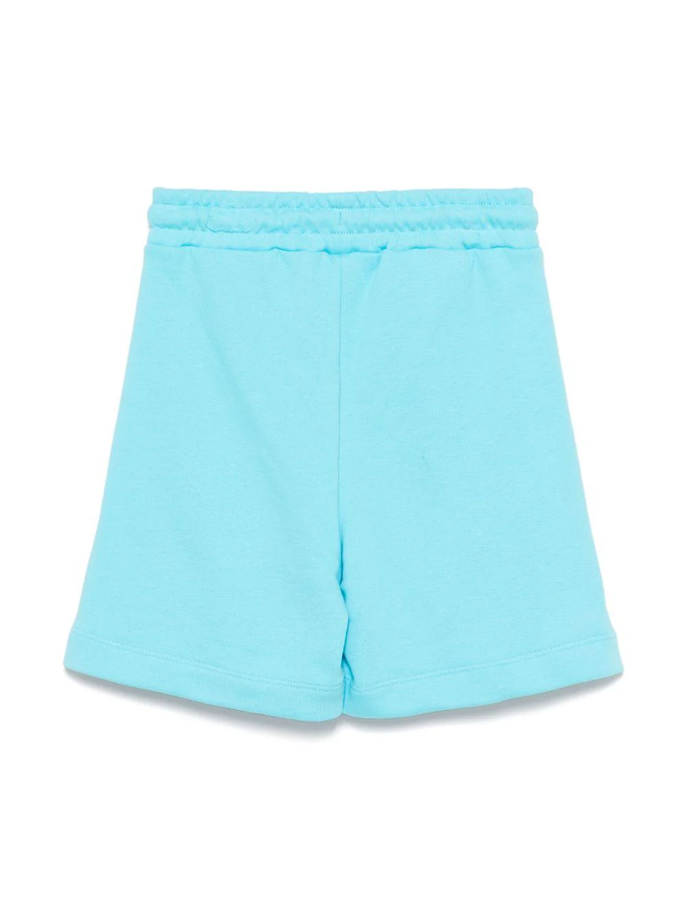 Shorts sportivi in cotone per bambino MSGM Kids azzurro con vita elasticizzata - Image 2