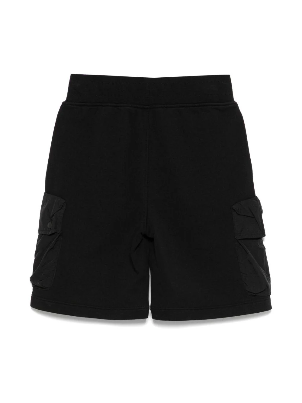 Shorts sportivi per bambino C.P. Company Kids nero con tasche laterali - Image 2