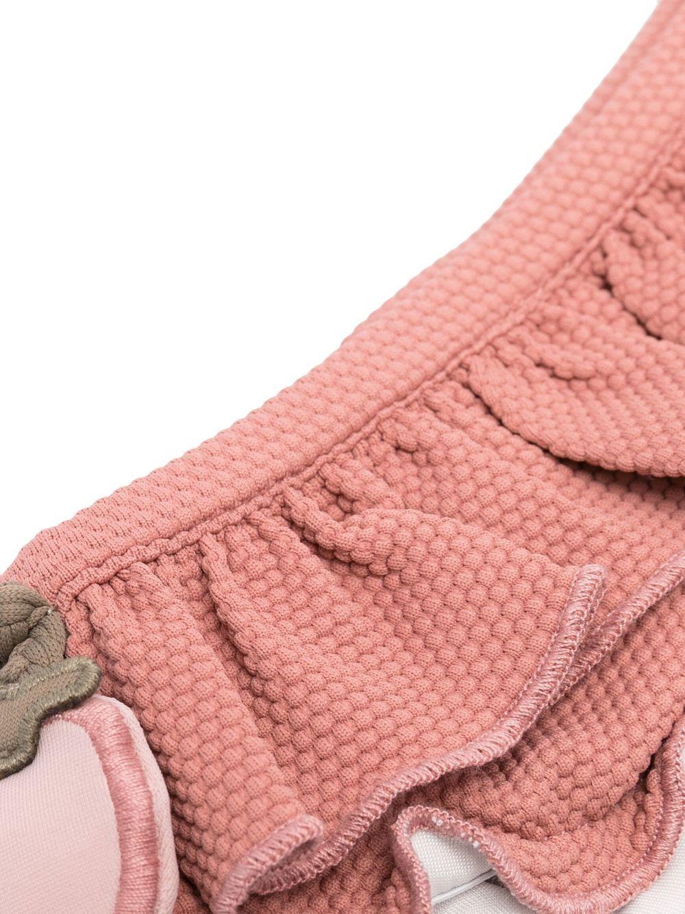 Slip bikini per neonata Donsje Sisi rosa con stampa - Image 2