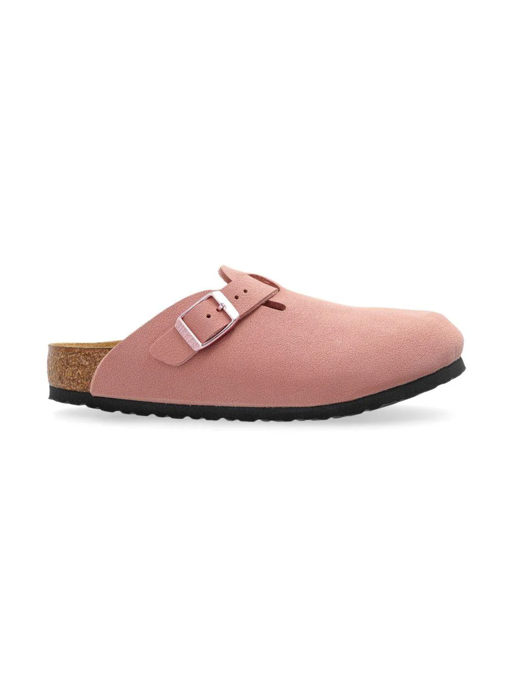 Slippers per bambini Birkenstock Kids Boston rosa con chiusura con fibbia - Image 4