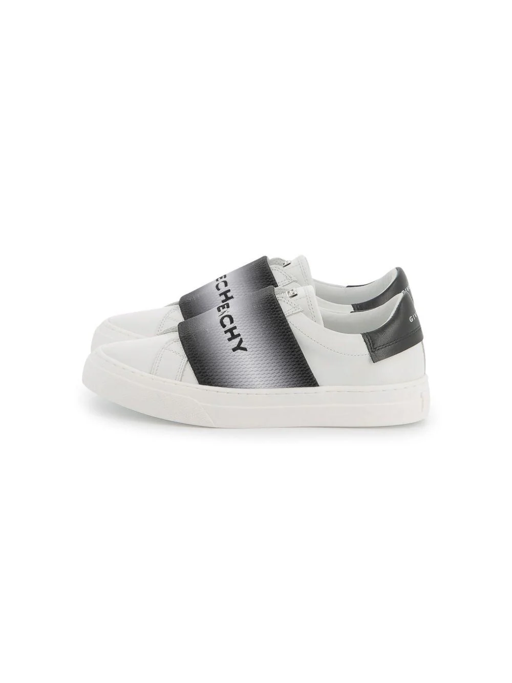 Sneakers con banda logata per bambino Givenchy Kids bianco con punta tonda - Image 3