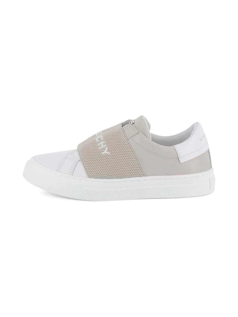 Sneakers per bambina Givenchy Kids beige con scritta con logo - Image 6