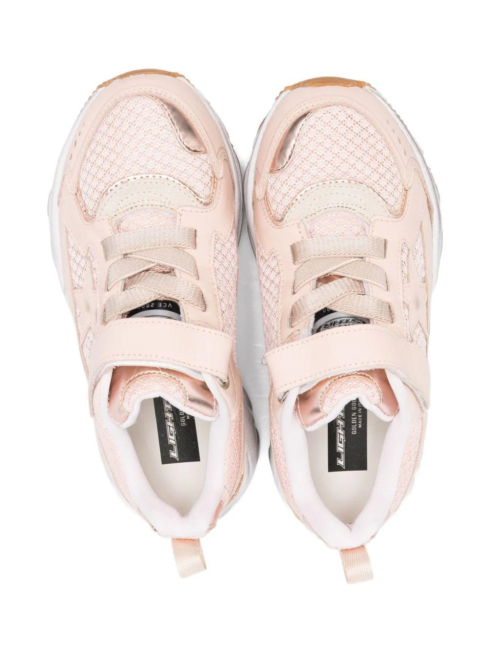 Sneakers per bambina Golden Goose Kids rosa con decorazione a stella - Image 2