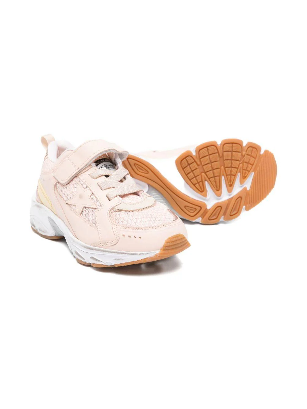 Sneakers per bambina Golden Goose Kids rosa con decorazione a stella - Image 3