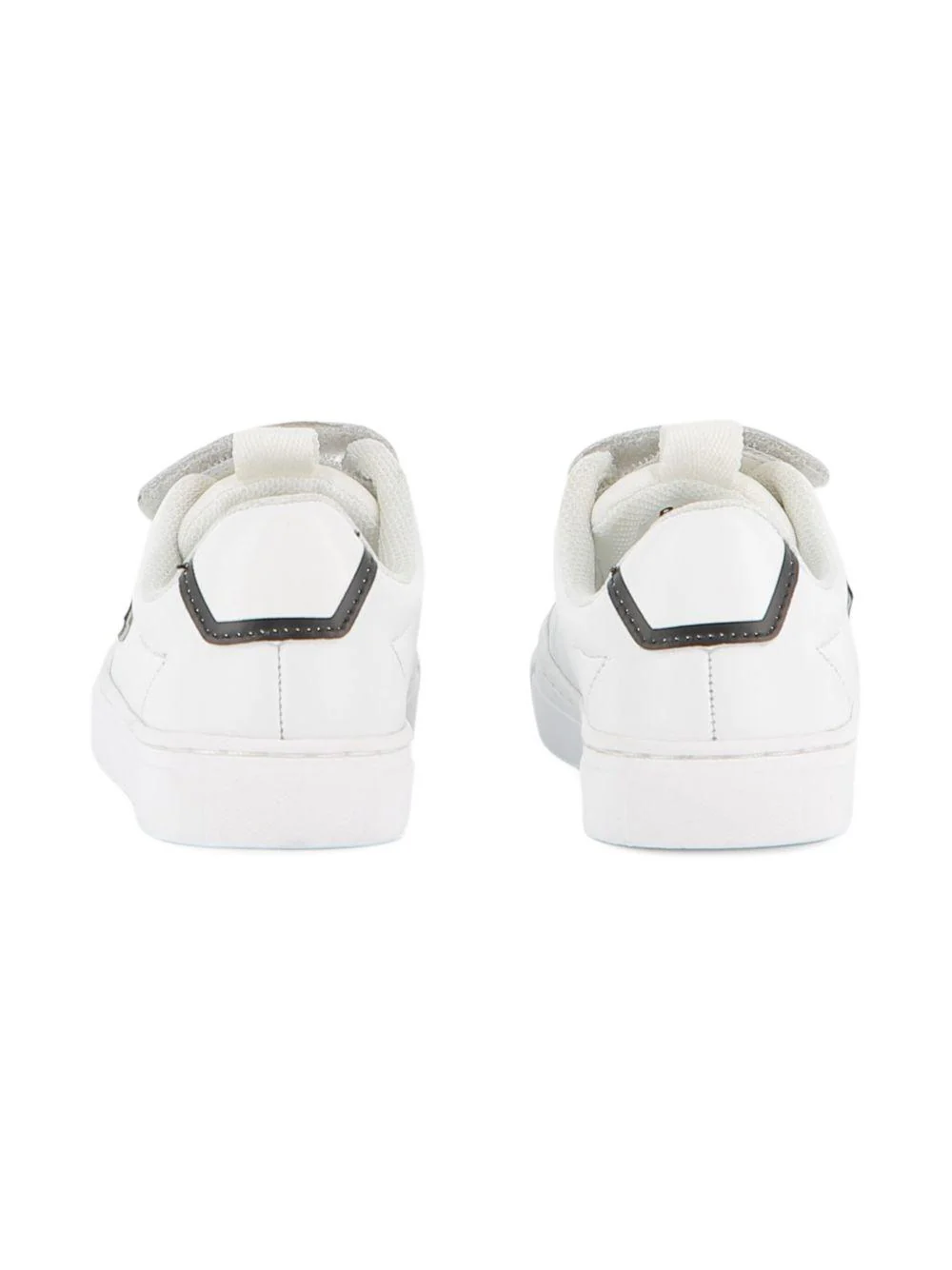 Sneakers per bambino BOSS Kids bianche con applicazione con logo - Image 3