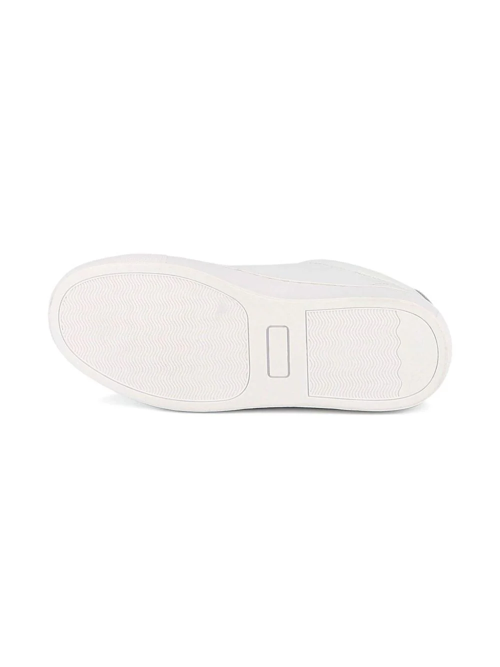 Sneakers per bambino BOSS Kids bianche con dettaglio con placca con logo - Image 4