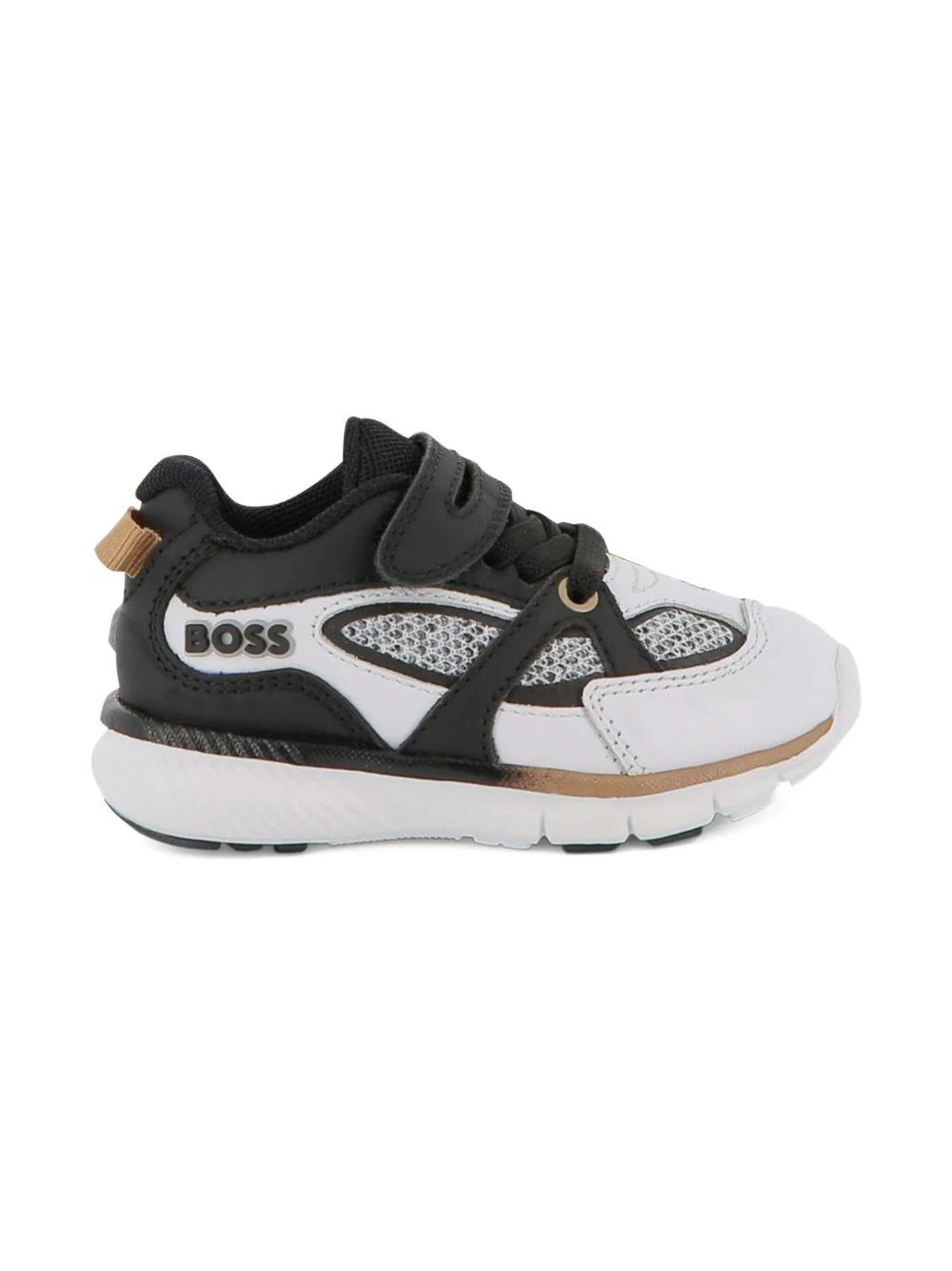 Sneakers per bambino Boss Kids multicolore con inserti in rete - Image 4