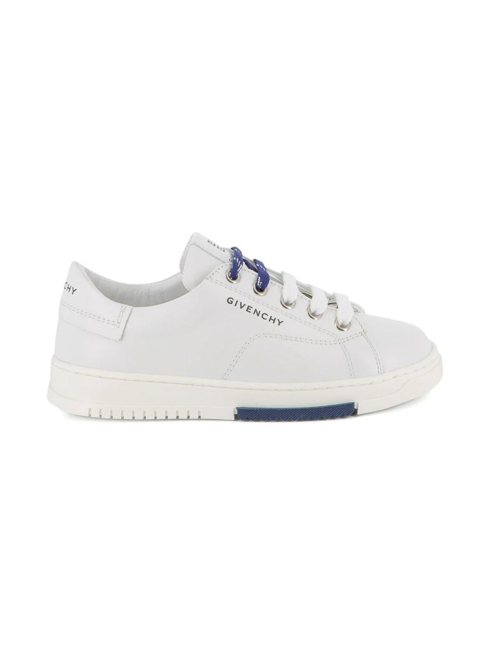 Sneakers per bambino Givenchy Kids bianche con logo goffrato - Image 3