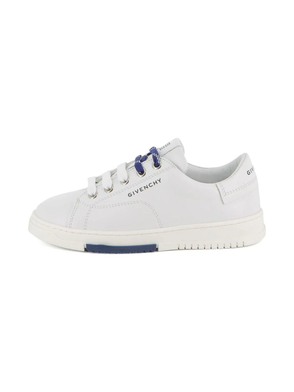 Sneakers per bambino Givenchy Kids bianche con logo goffrato - Image 4