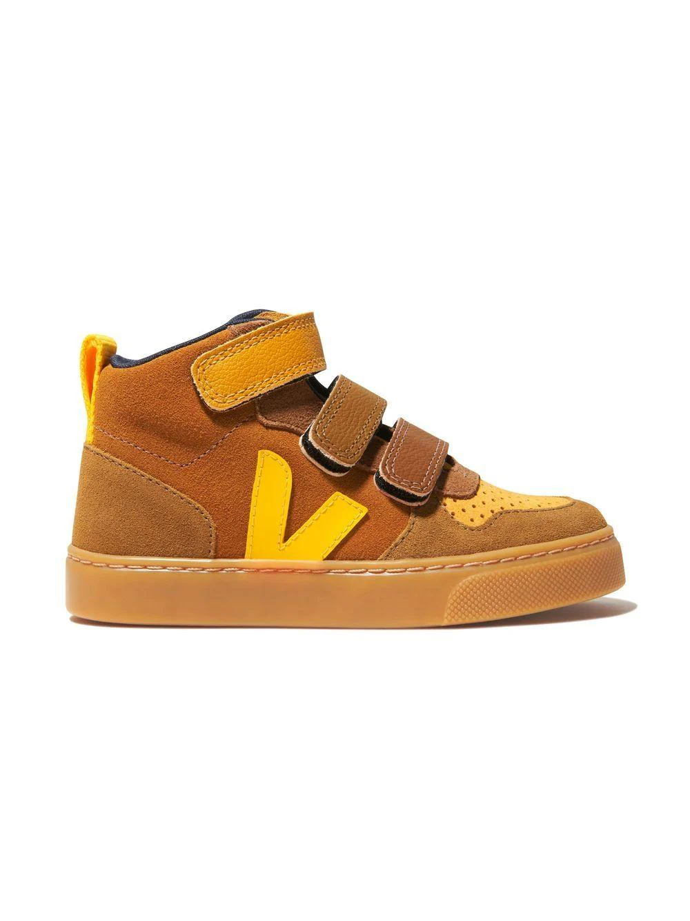 Sneakers per bambino VEJA Kids marrone con strappo