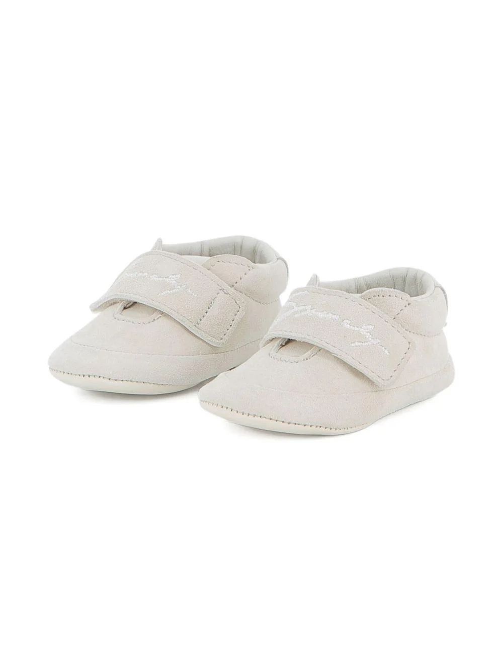 Sneakers per neonati Givenchy Kids bianche con logo ricamato - Image 5