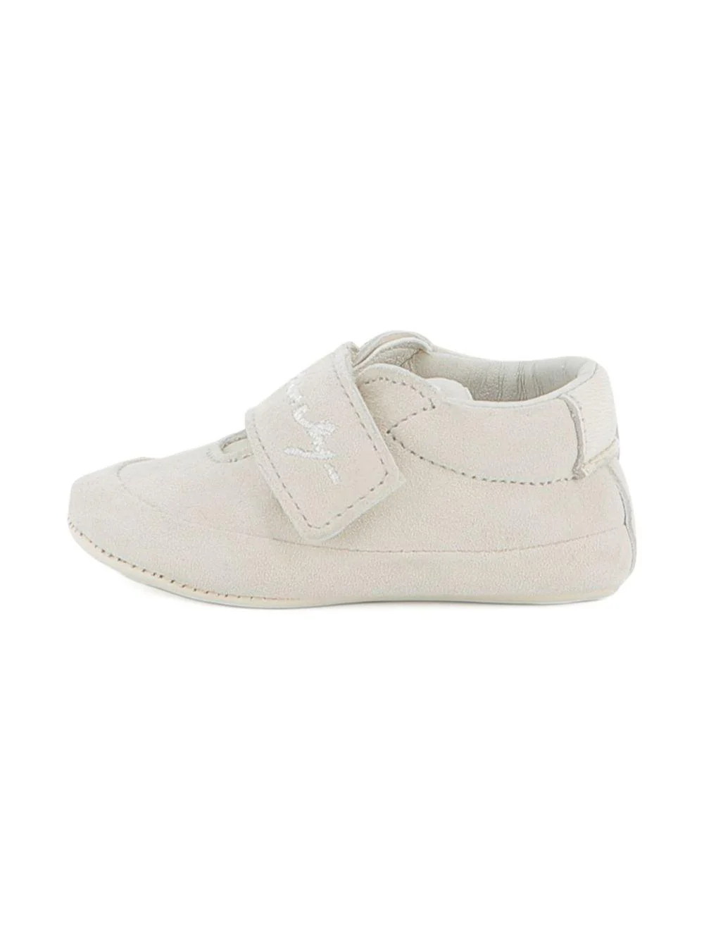 Sneakers per neonati Givenchy Kids bianche con logo ricamato - Image 6