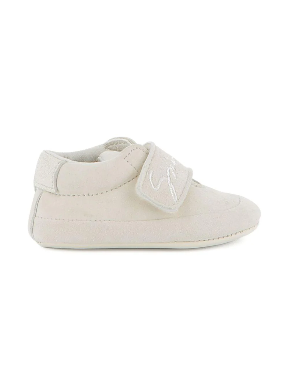 Sneakers per neonati Givenchy Kids bianche con logo ricamato - Image 7