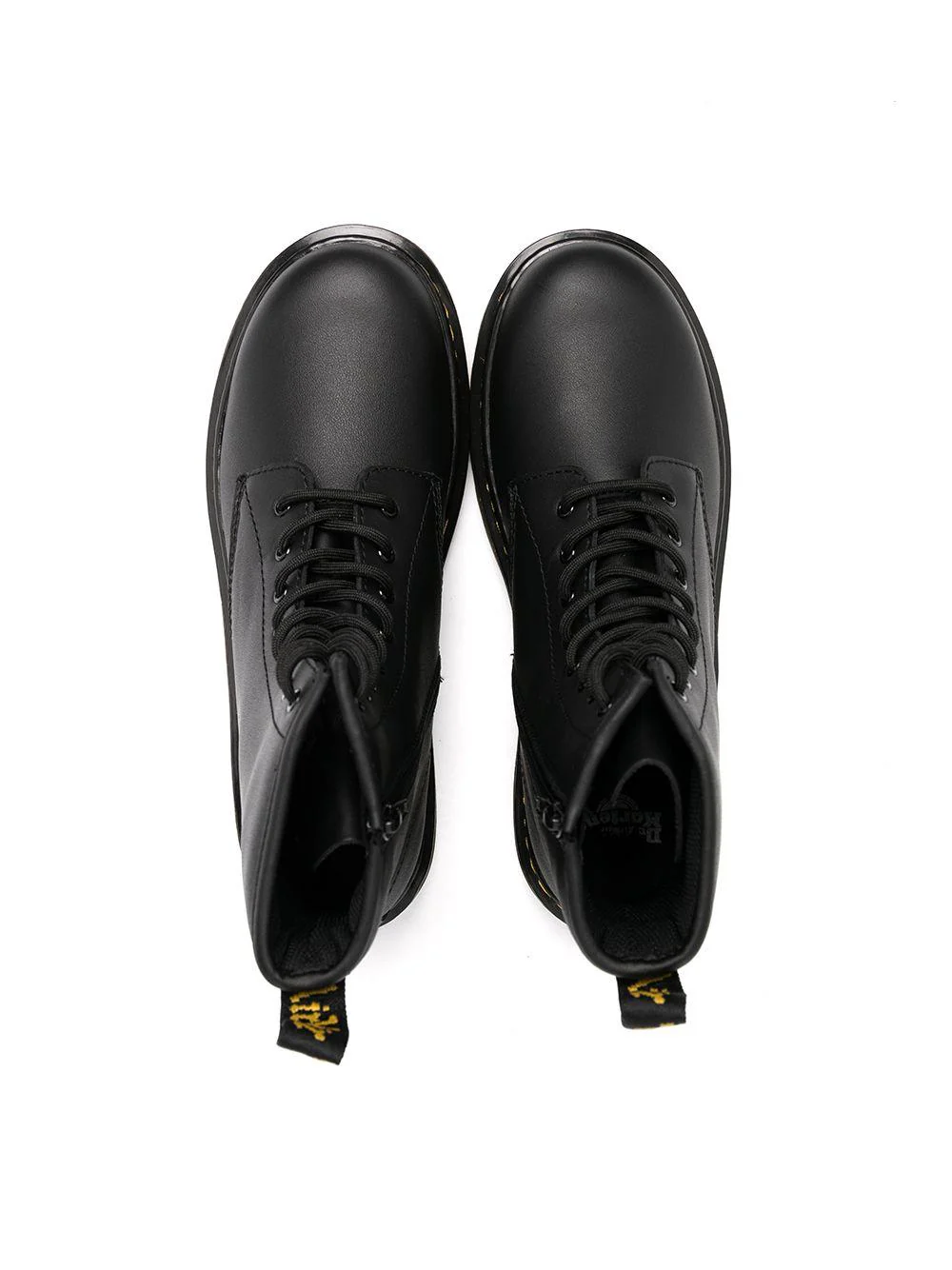 Stivaletti Fiori per bambini Dr. Martens Kids neri con cuciture a contrasto - Image 3