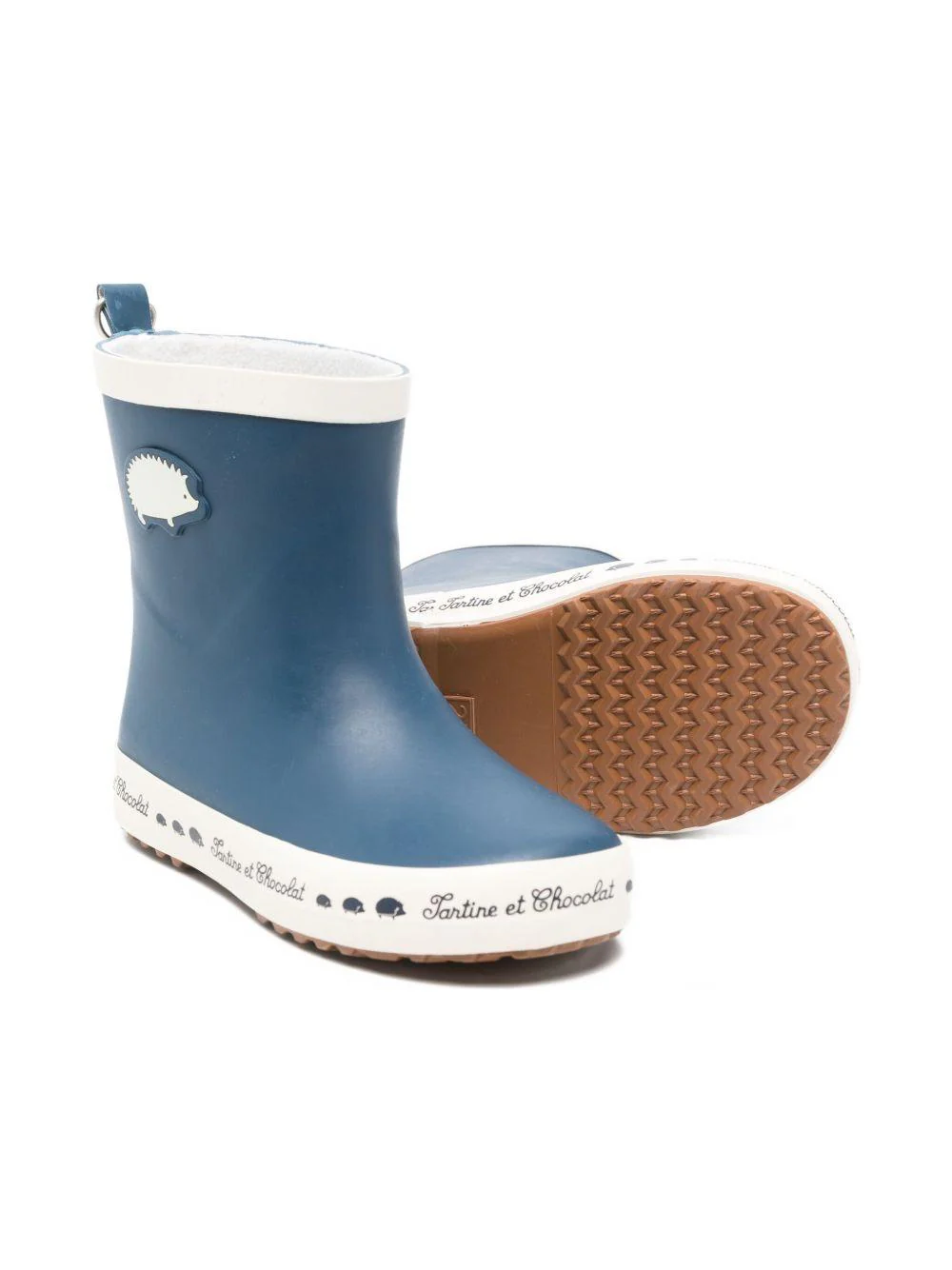 Stivaletti in gomma per bambino Tartine Et Chocolat blu con suola in gomma - Image 2