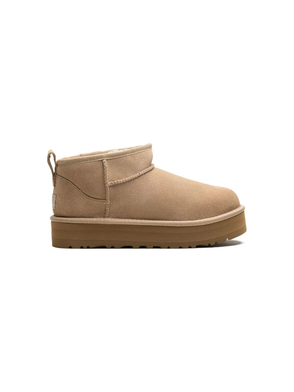 Stivali Classic Ultra Mini per bambino UGG Kids beige con suola rialzata - Image 6