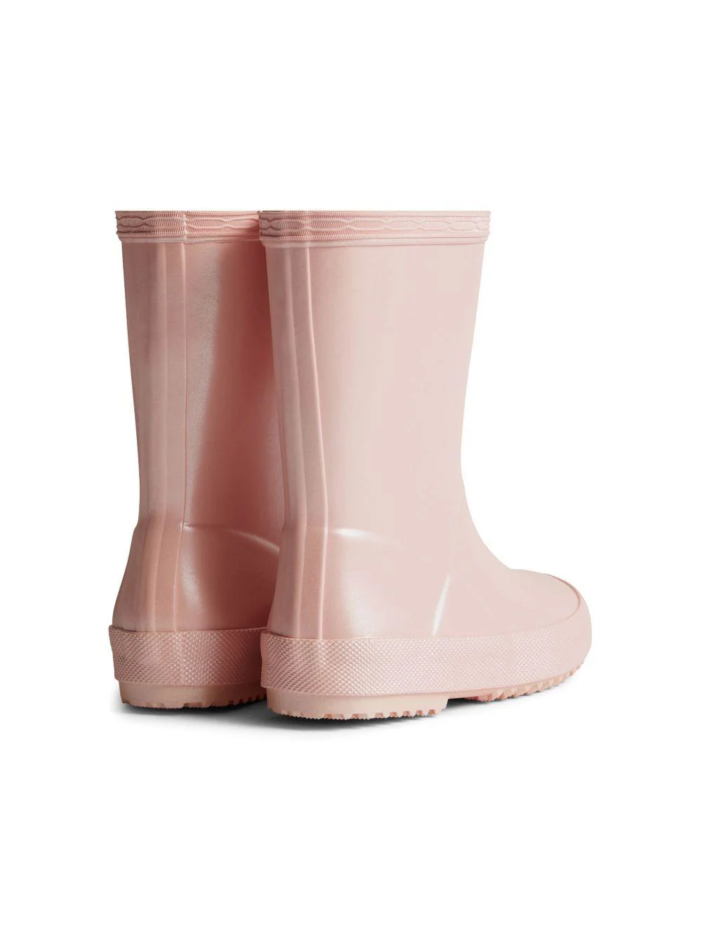 Stivali da pioggia per bambina Hunter Kids rosa con applicazione - Image 3