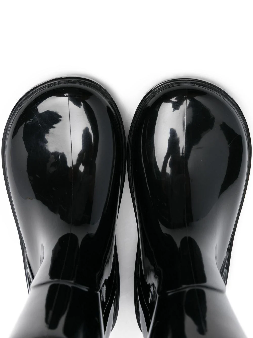 Stivali da pioggia per bambini Moncler Enfant nero con applicazione - Image 2