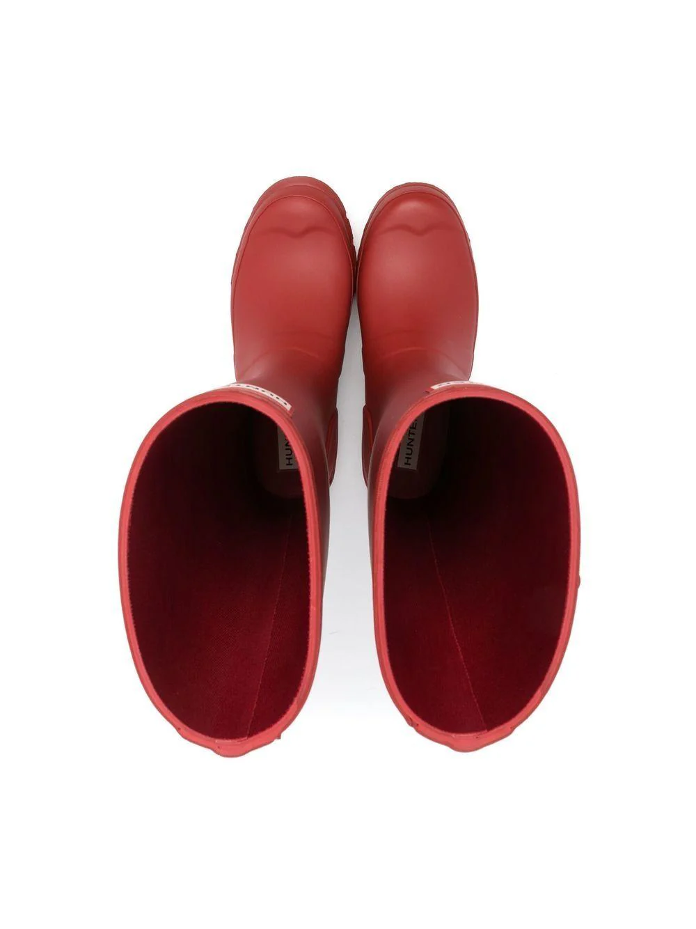 Stivali di gomma per bambini Hunter Kids rosso con dettaglio fibbia - Image 3