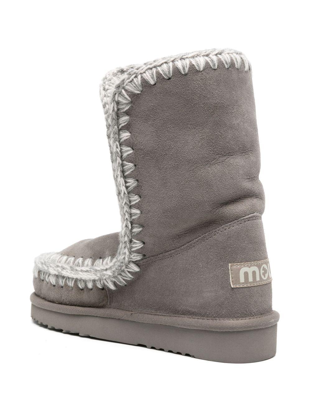 Stivali Eskimo Bold per bambina Mou Kids grigi con pelle scamosciata - Image 2