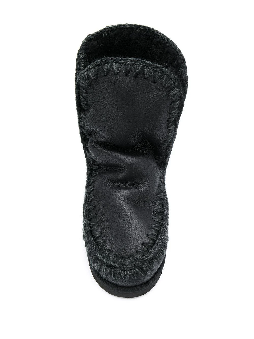 Stivali Eskimo per bambina Mou Kids neri con logo sul tallone - Image 2