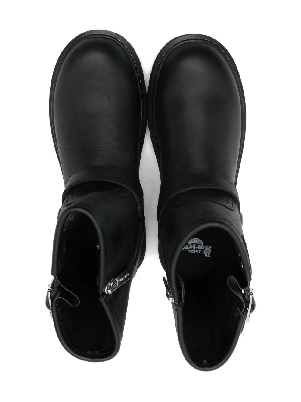 Stivali Genaya per bambina Dr. Martens Kids neri con dettaglio fibbia - Image 3