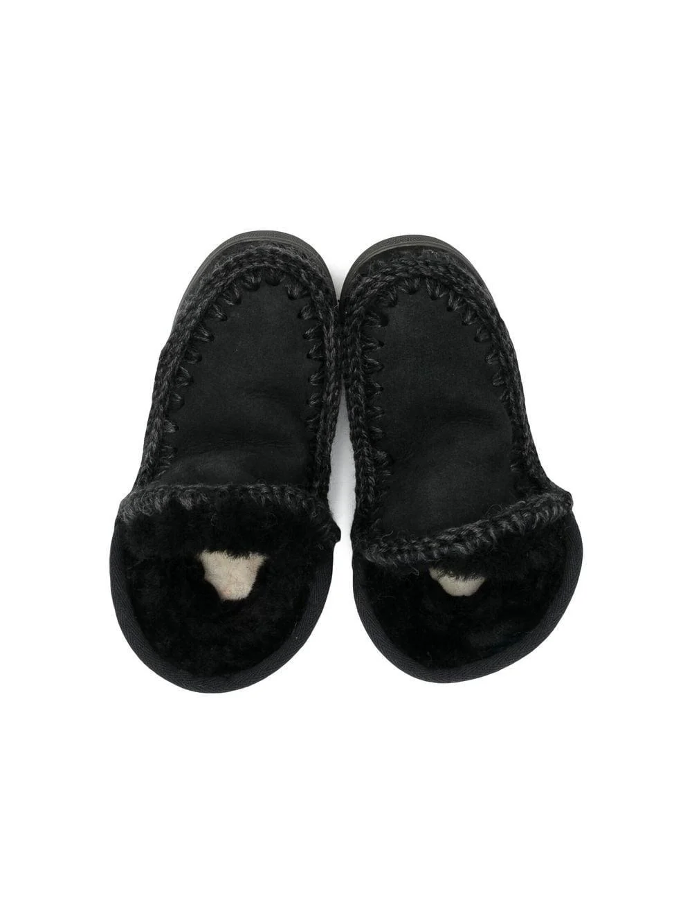 Stivali mid Eskimo per bambina Mou Kids nero con punta tonda - Image 3