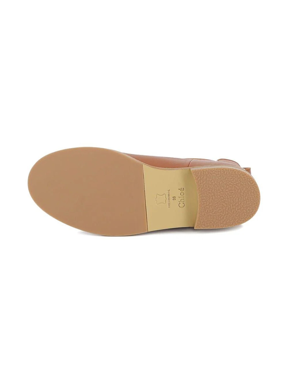 Stivali per bambina Chloé Kids Chelsea marrone in pelle - Image 7
