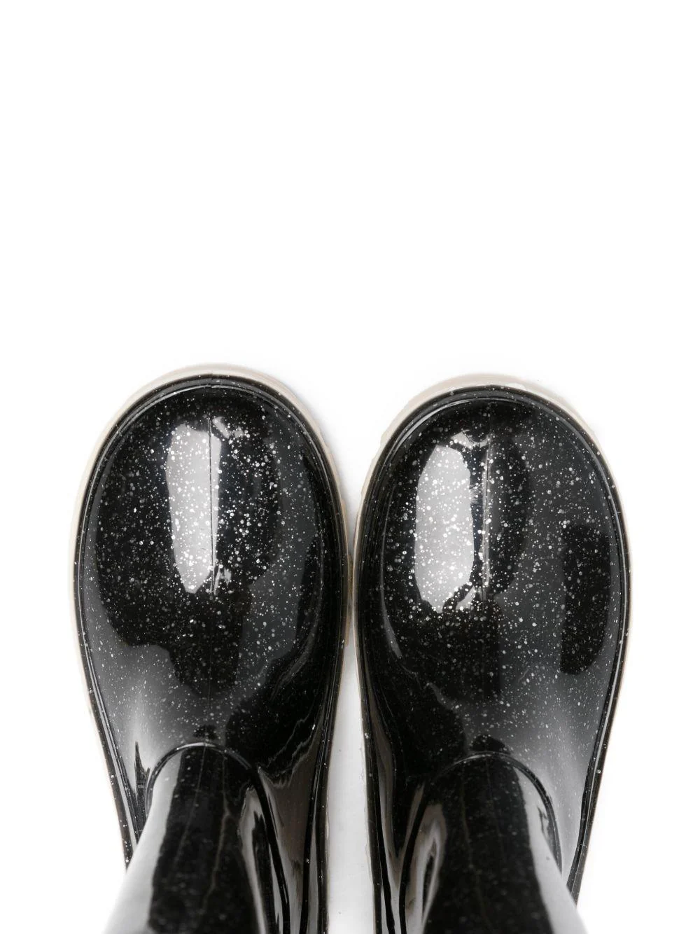Stivali per bambina Marc Jacobs Kids neri con dettagli glitterati - Image 2