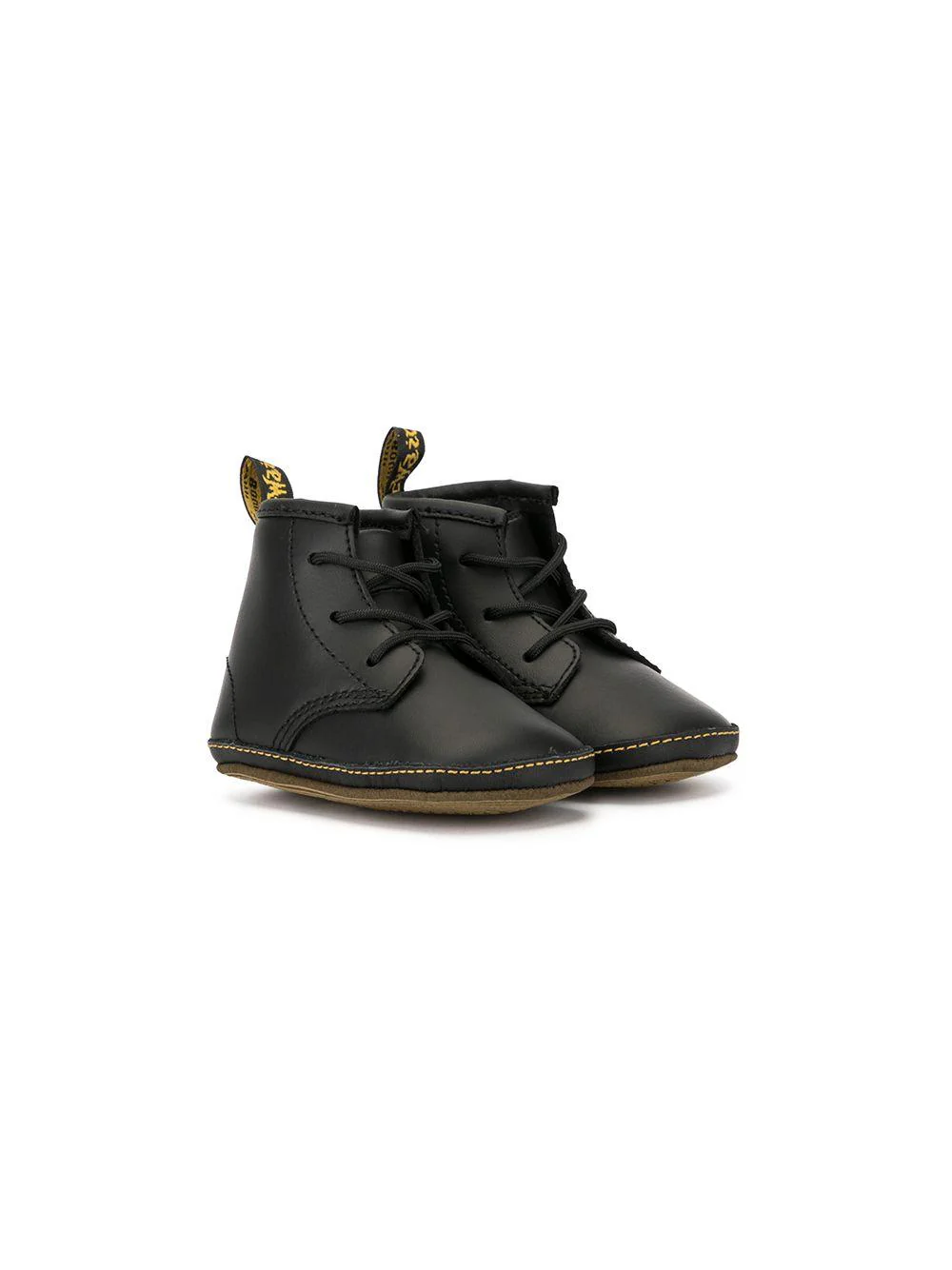Stivali per neonati Dr. Martens Kids neri con chiusura con lacci