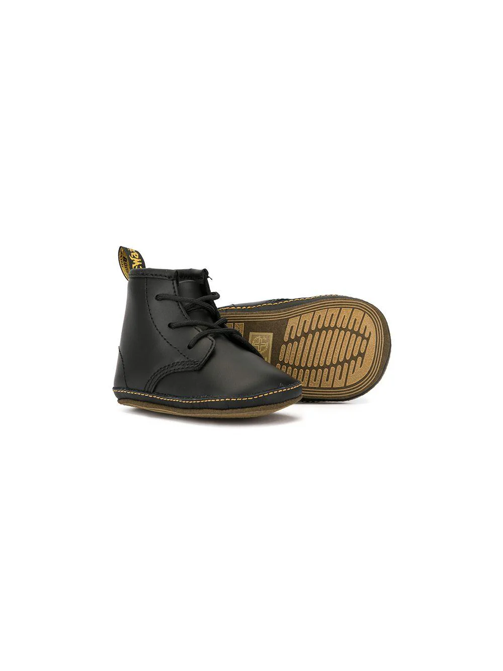 Stivali per neonati Dr. Martens Kids neri con chiusura con lacci - Image 3