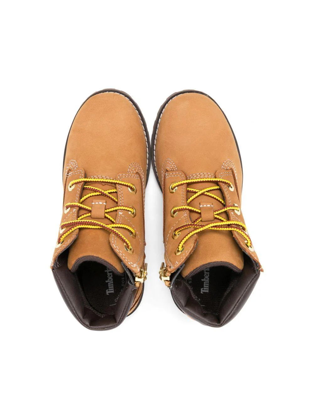 Stivali Pokey Pine per bambino Timberland Kids beige con logo laterale inciso - Image 2