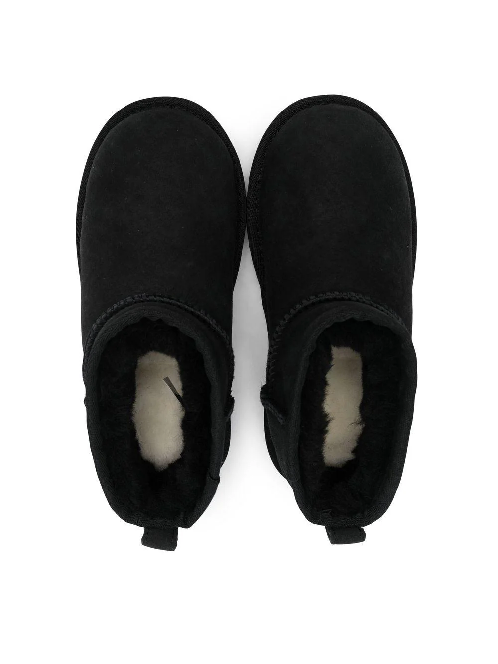Stivali Ultra Mini per bambina UGG Kids neri con finitura idrorepellente<BR/> - Image 2