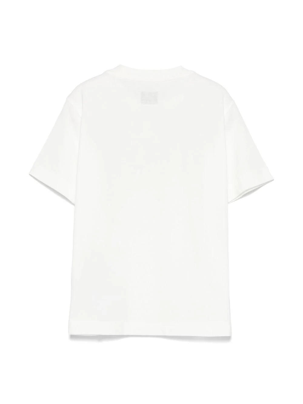 T-shirt con applicazione per bambino C.P. Company Kids bianco con girocollo - Image 2